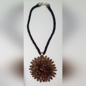 Hand Crafted Flower Necklace